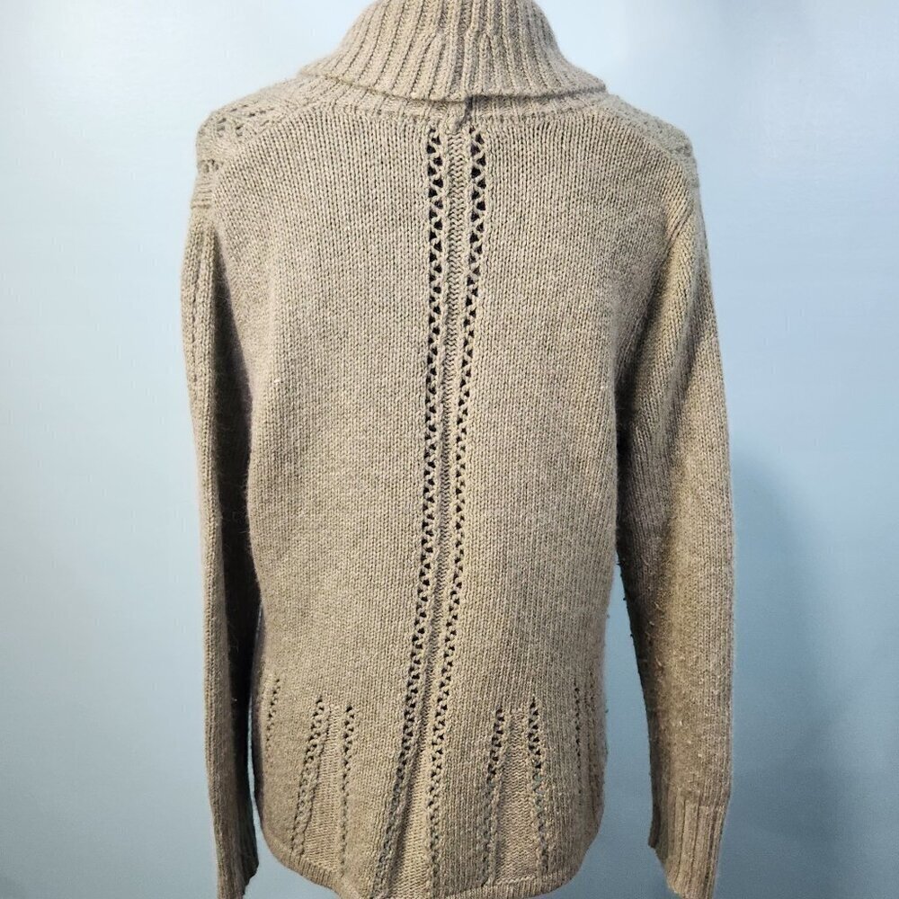 𝅺A. Gianetti angora blend open knit cardigan size Large. Lot E - Picture 7 of 7